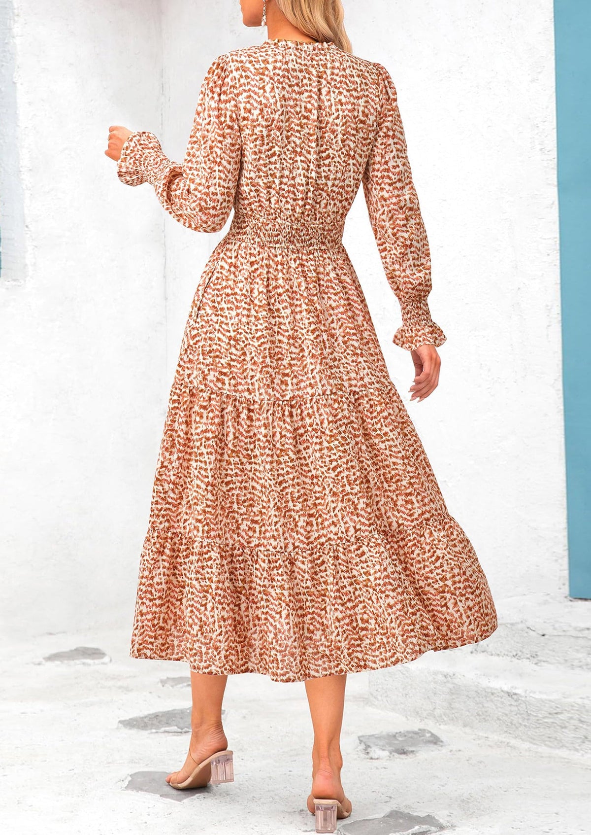 Vestido maxi floral