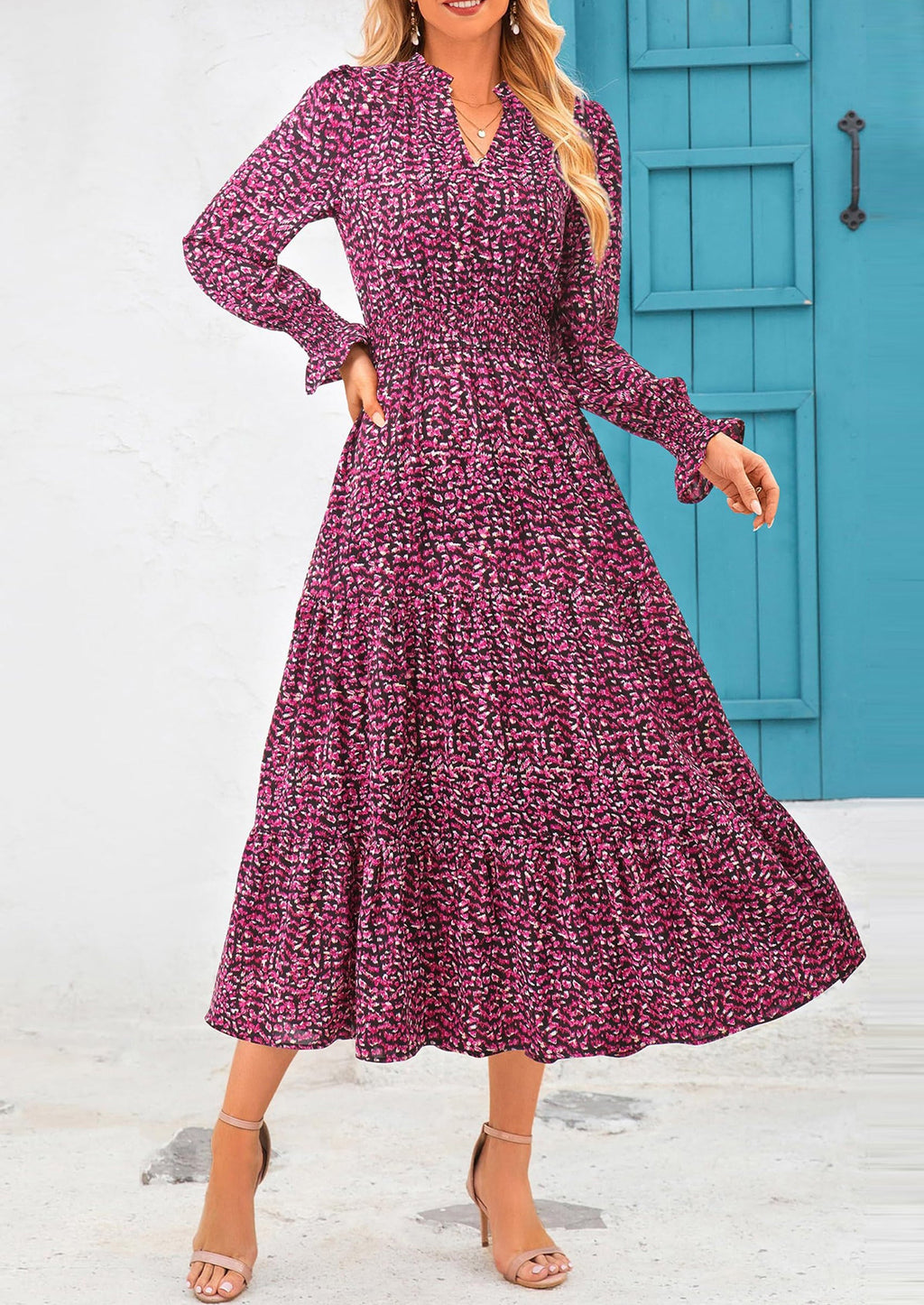 Vestido maxi floral
