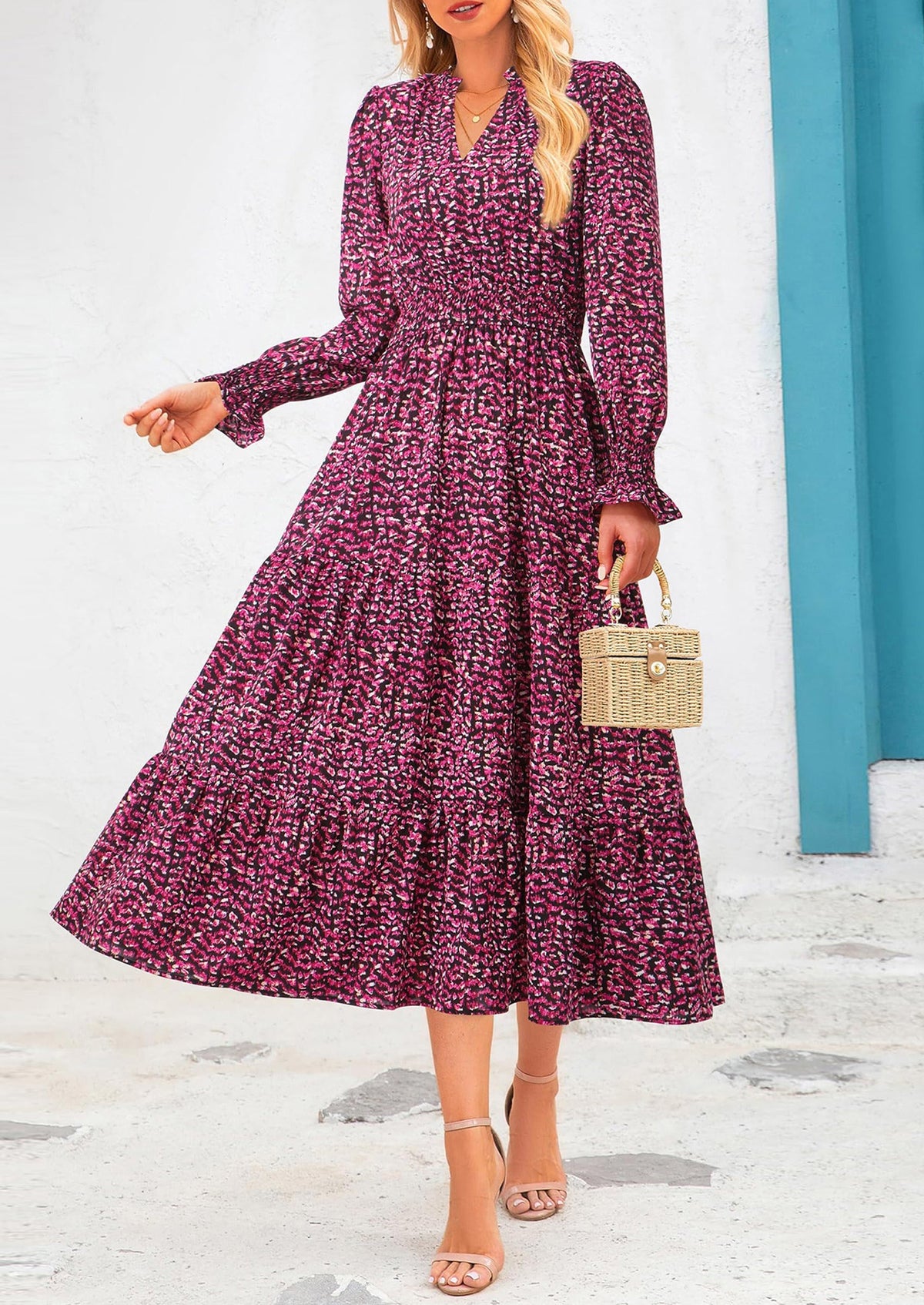 Vestido maxi floral
