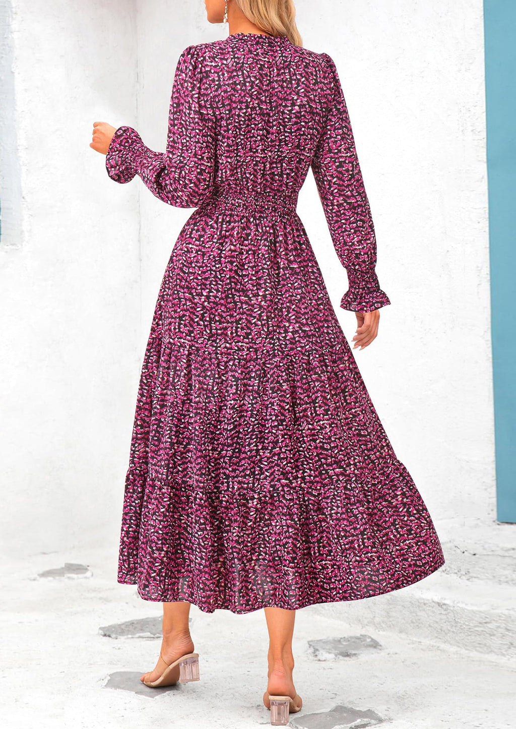 Vestido maxi floral