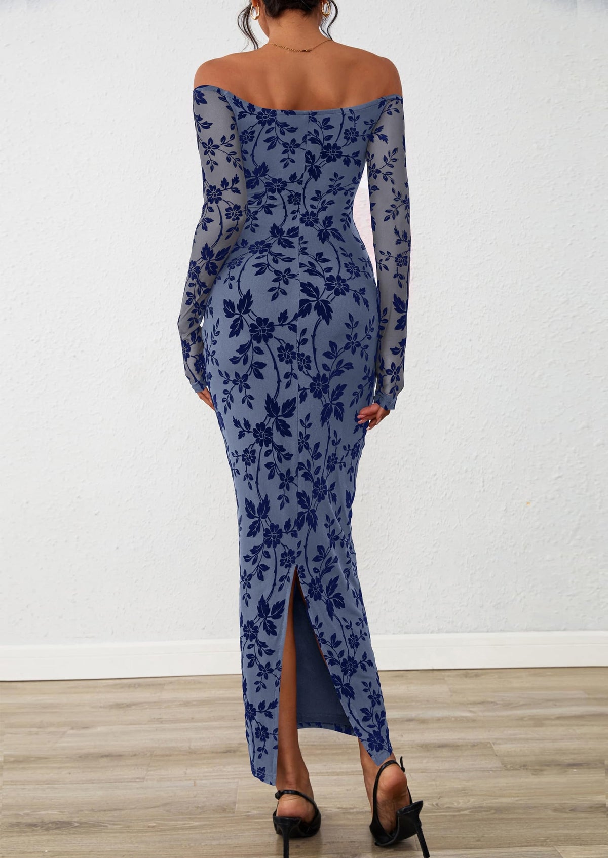Vestido largo floral
