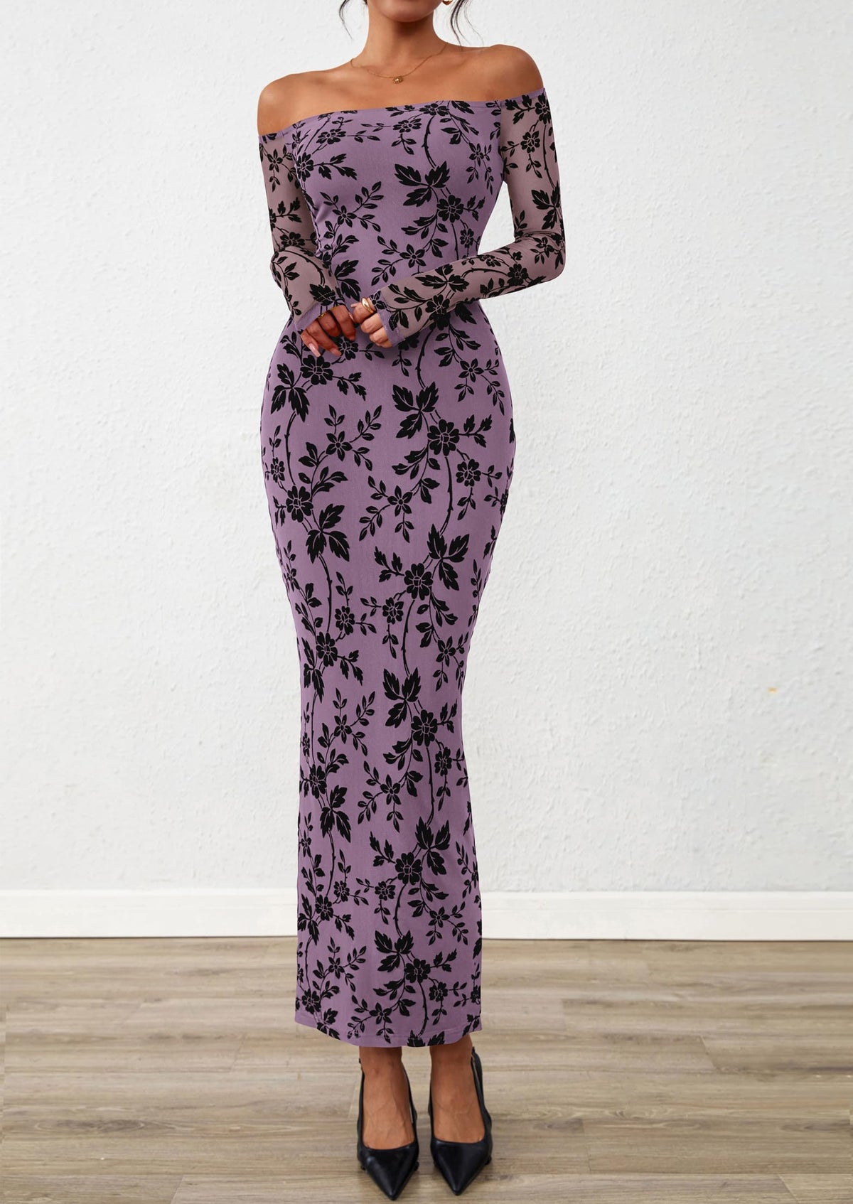 Vestido largo floral
