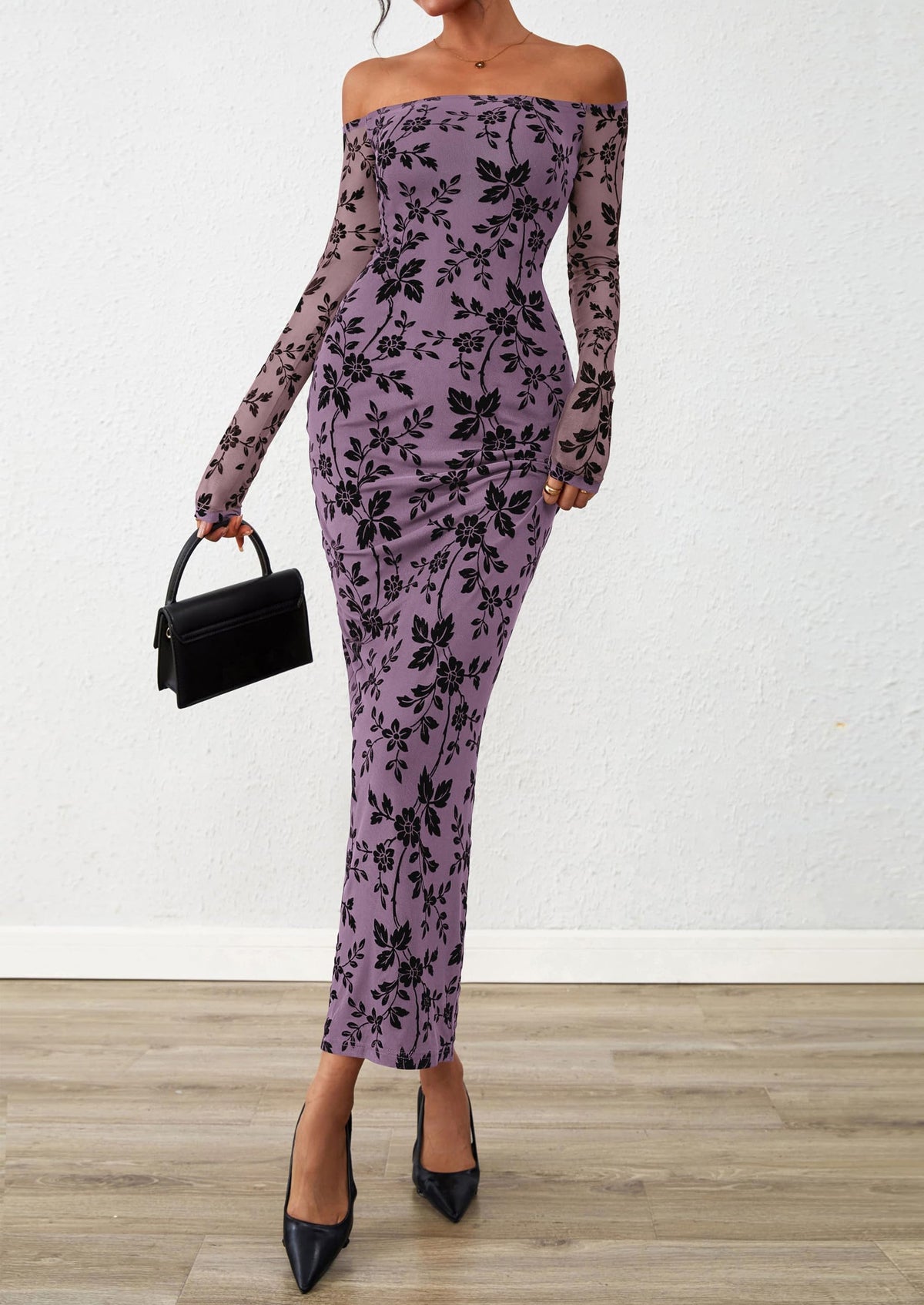 Vestido largo floral