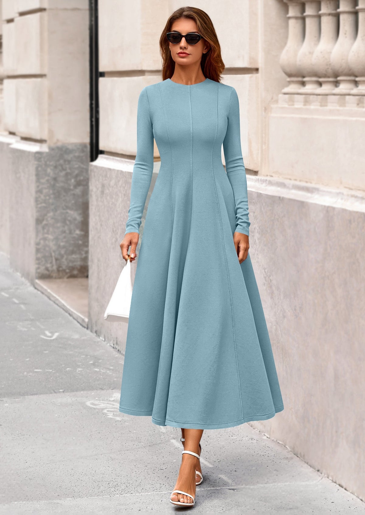 Vestido midi elegante