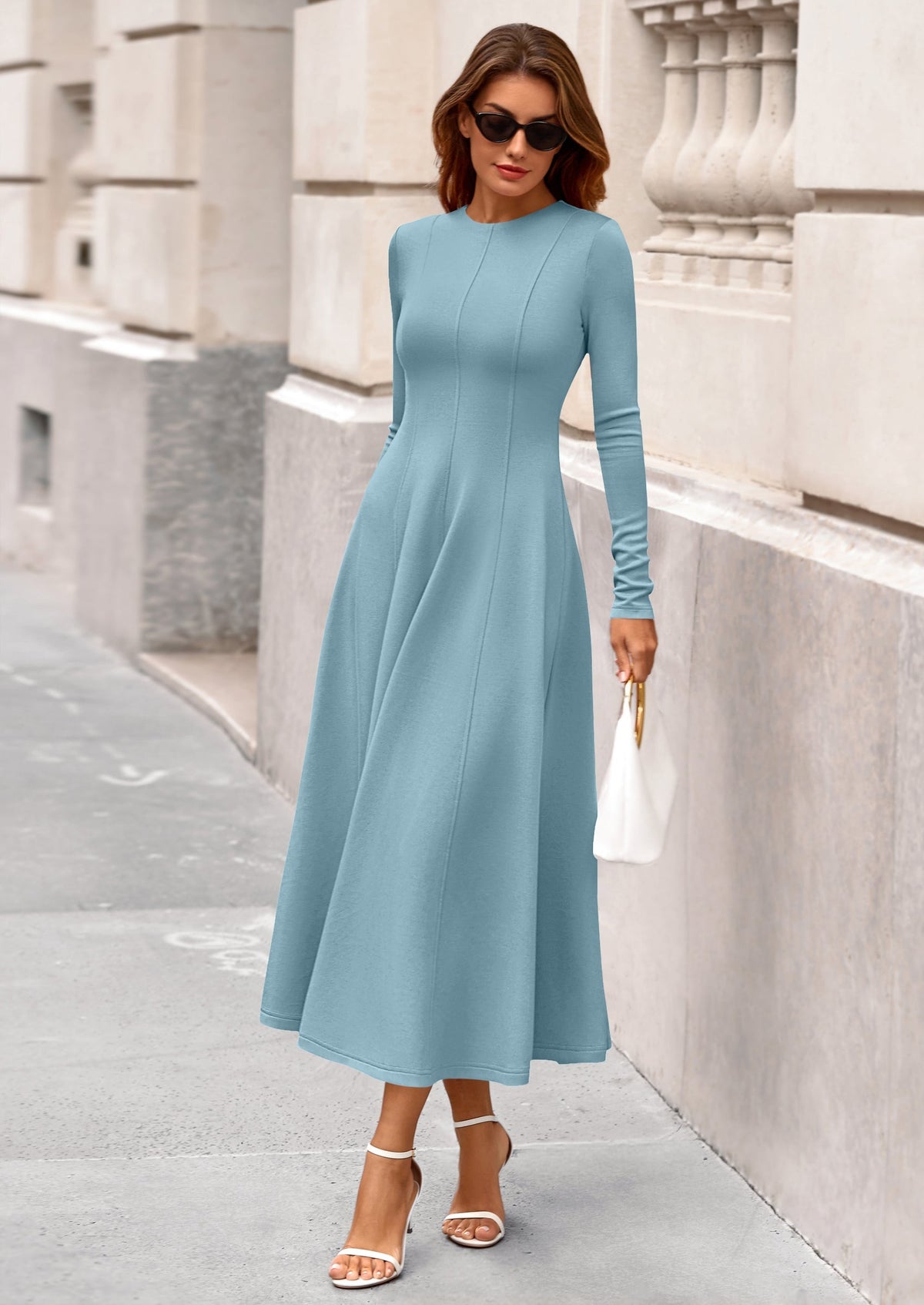 Vestido midi elegante