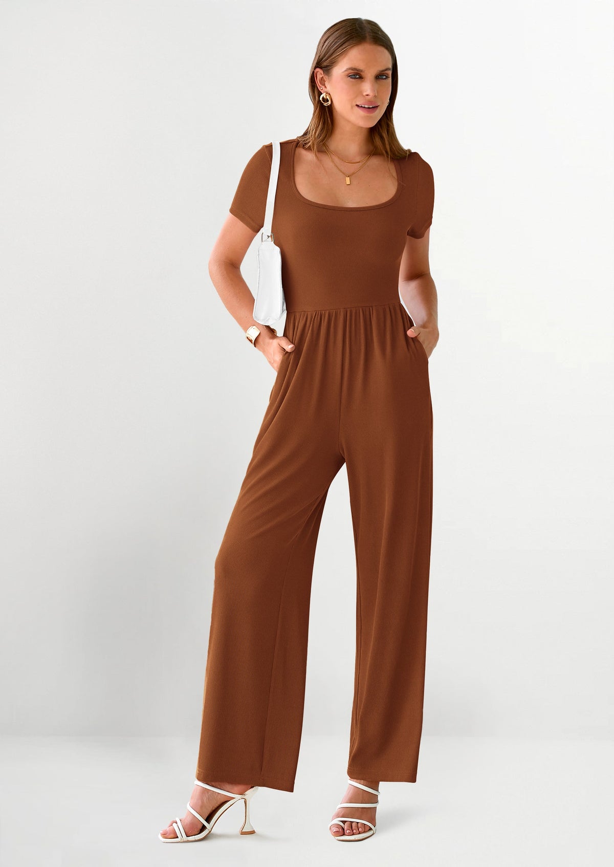 Mono de pierna ancha para mujer