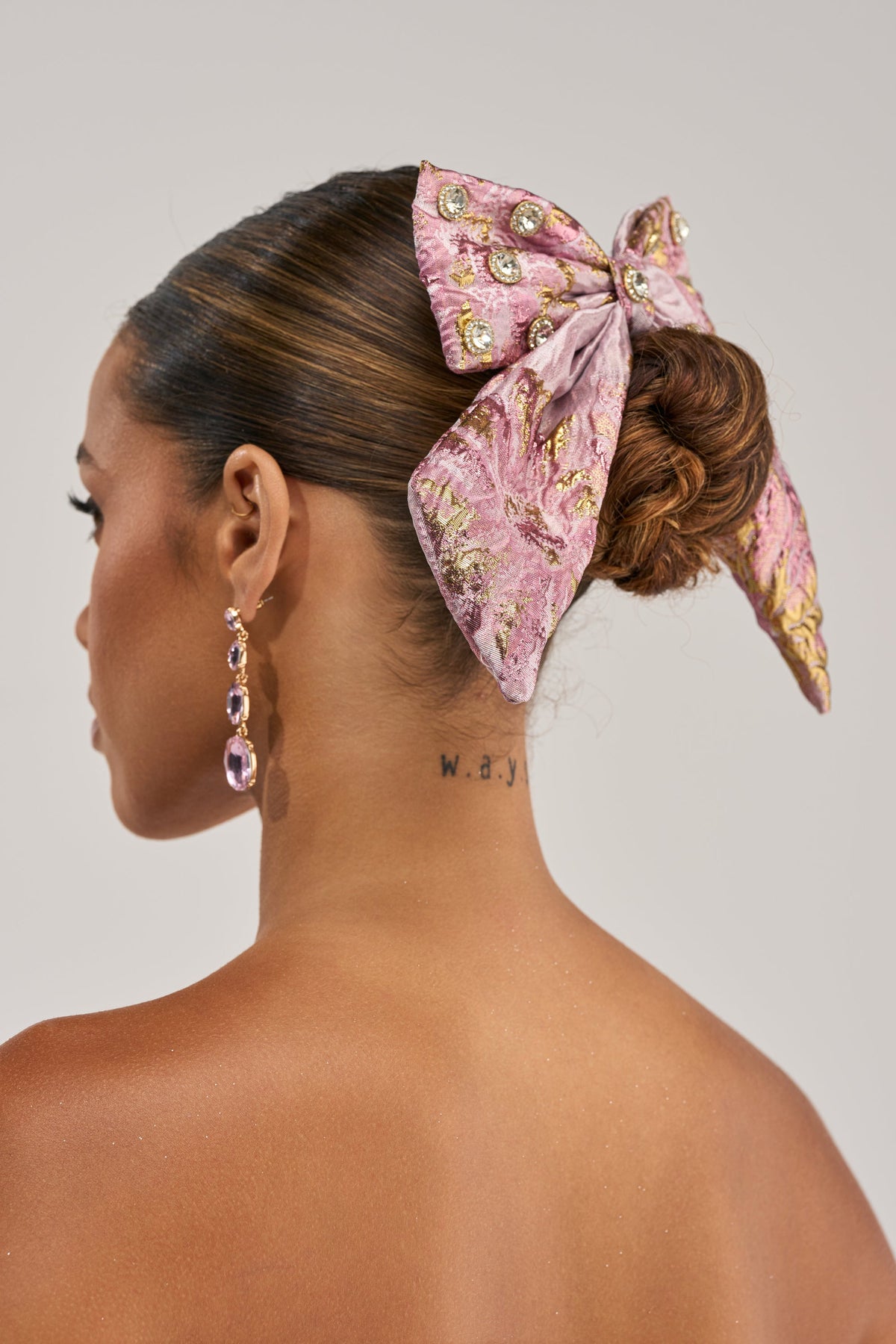 Lazo para el cabello de brocado Glamorous Groove