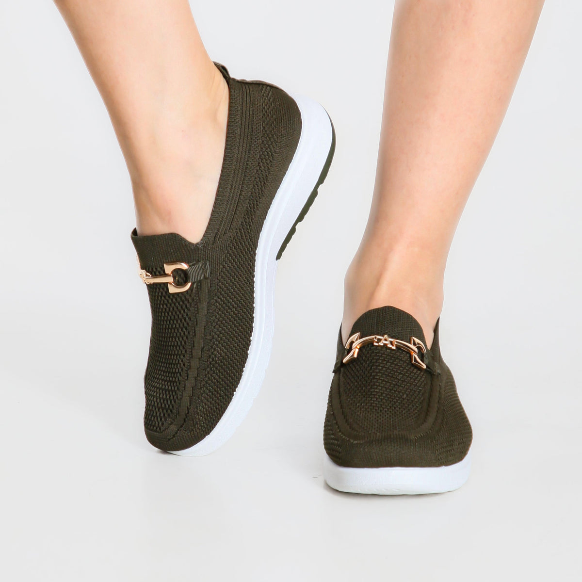 Mocasines cómodos de malla para estar de pie todo el día