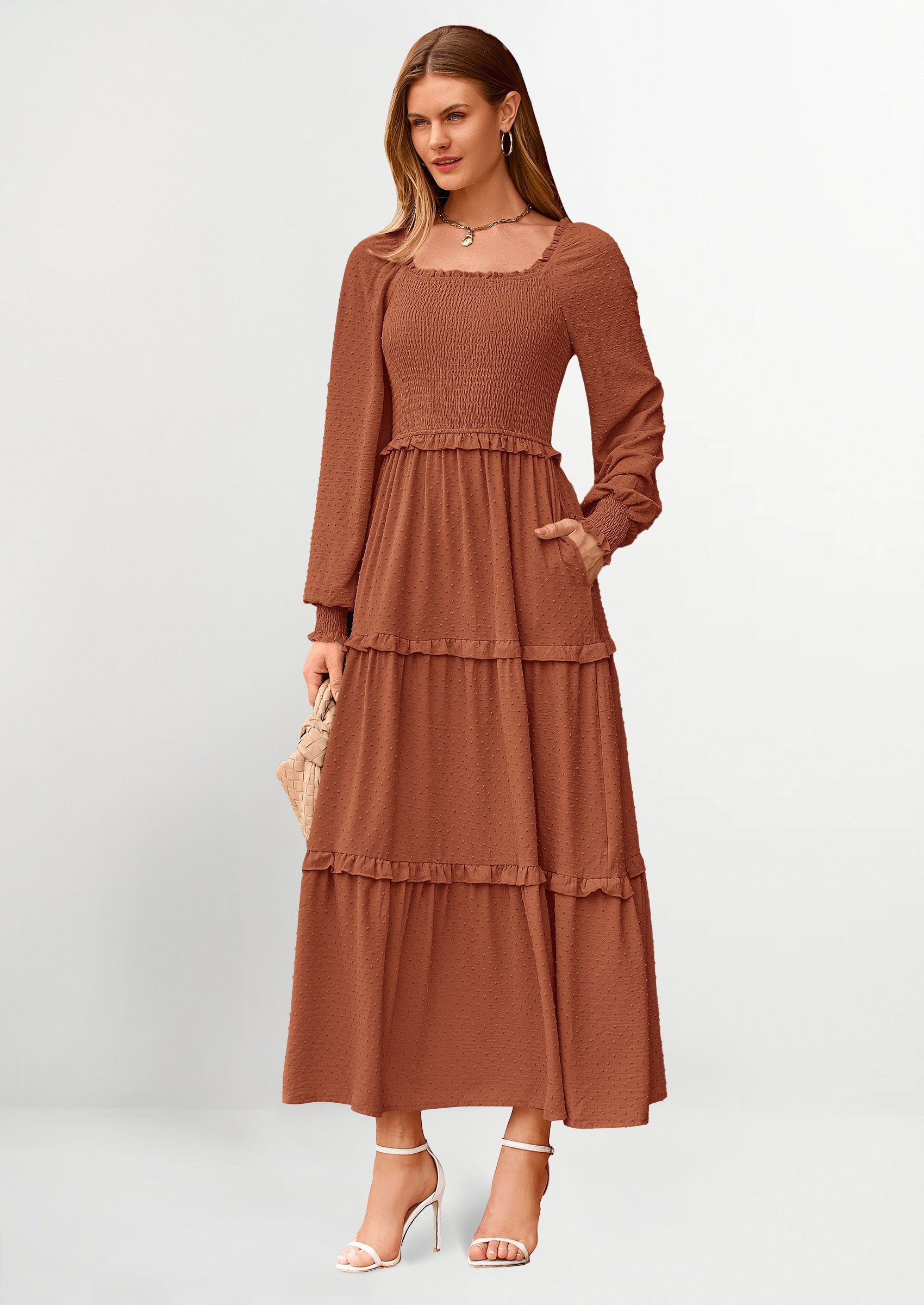 Vestido de plumetis