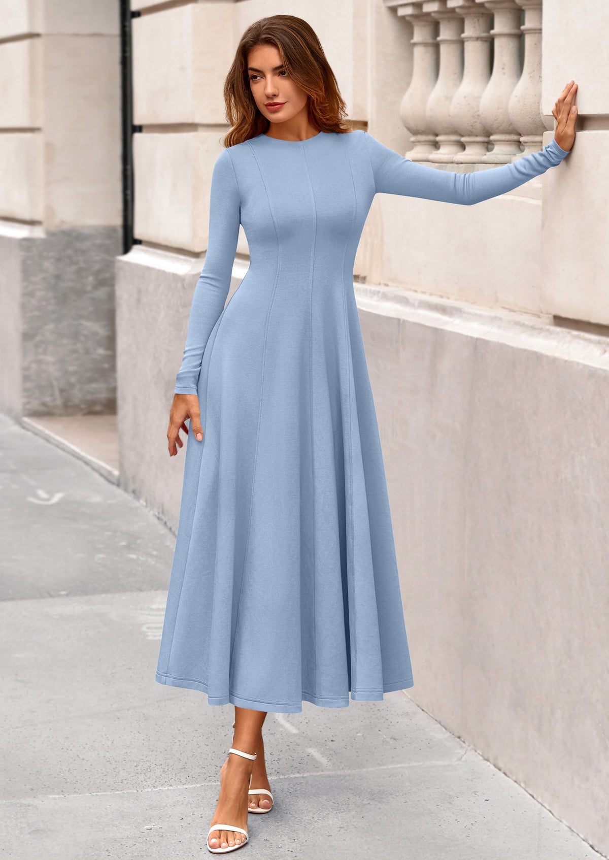 Vestido midi elegante