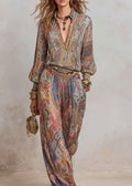 Conjunto otoño estampado