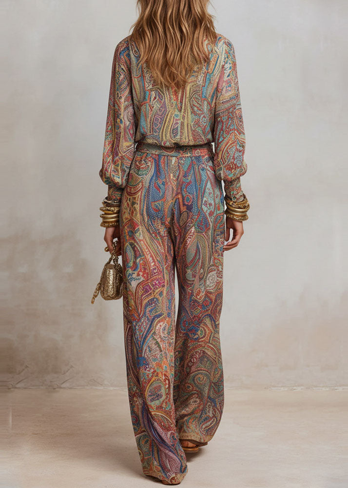 Conjunto otoño estampado