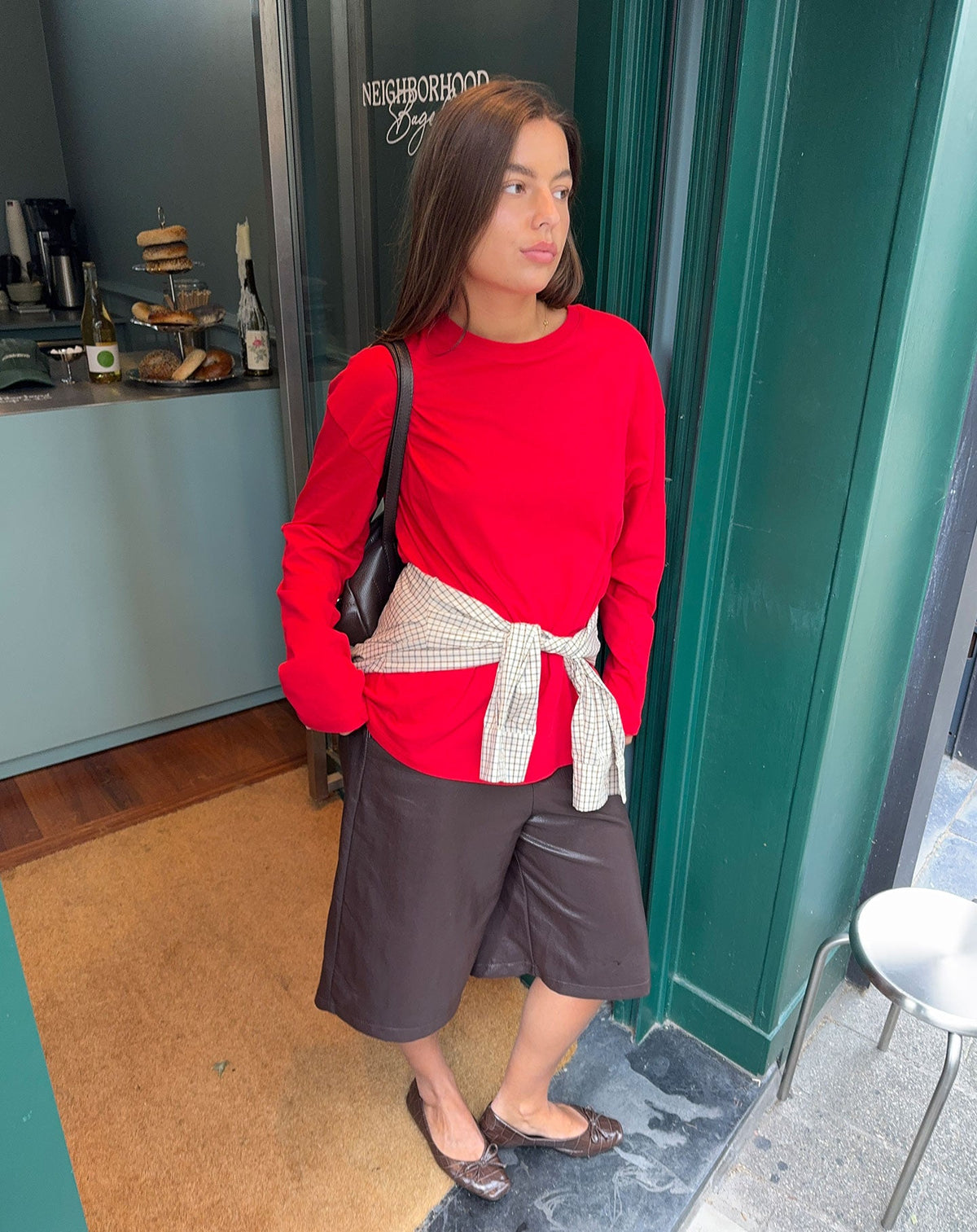 Camiseta oversize roja