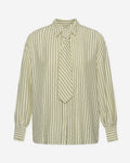 Blusa de rayas con lazo