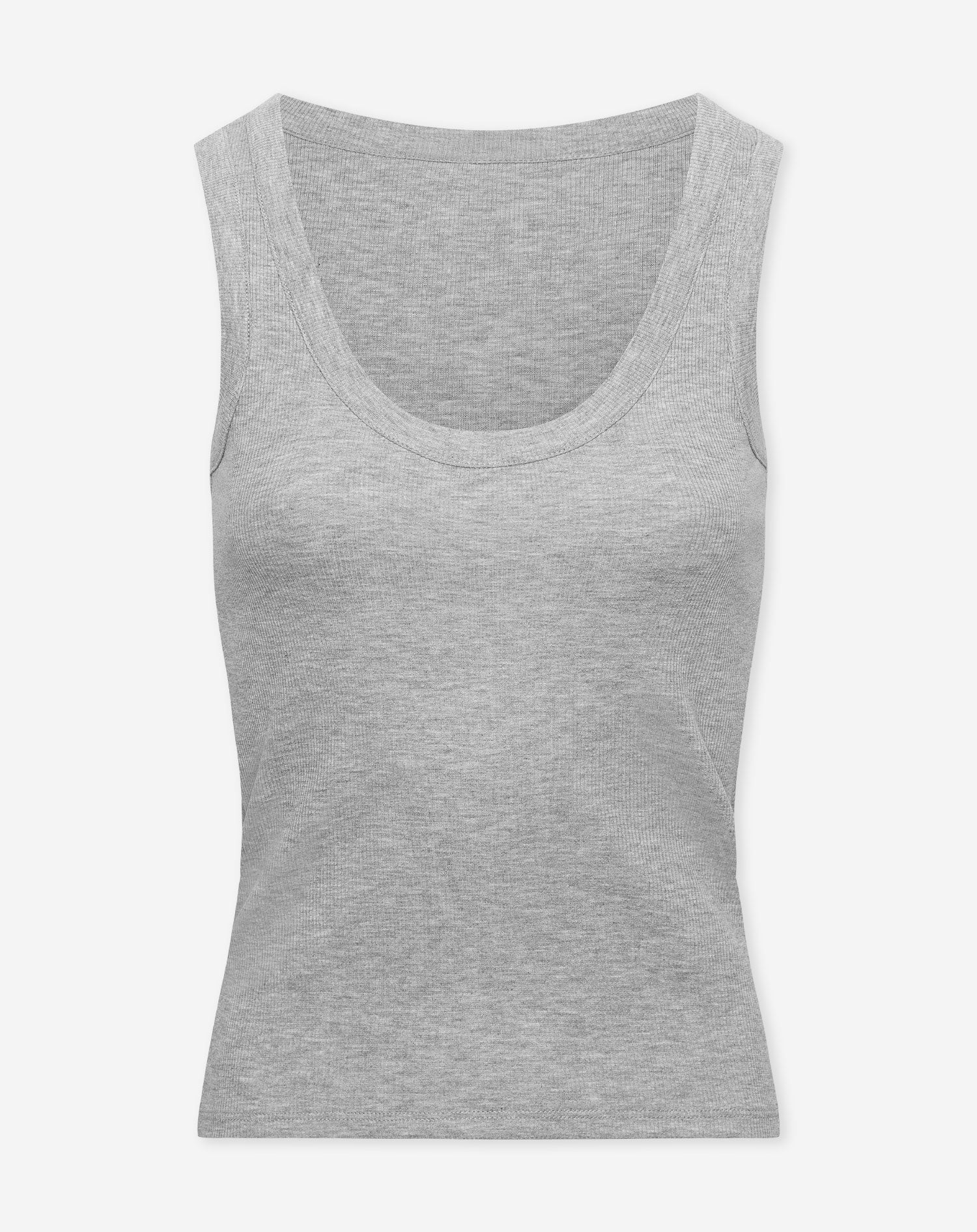 Top de tirantes gris