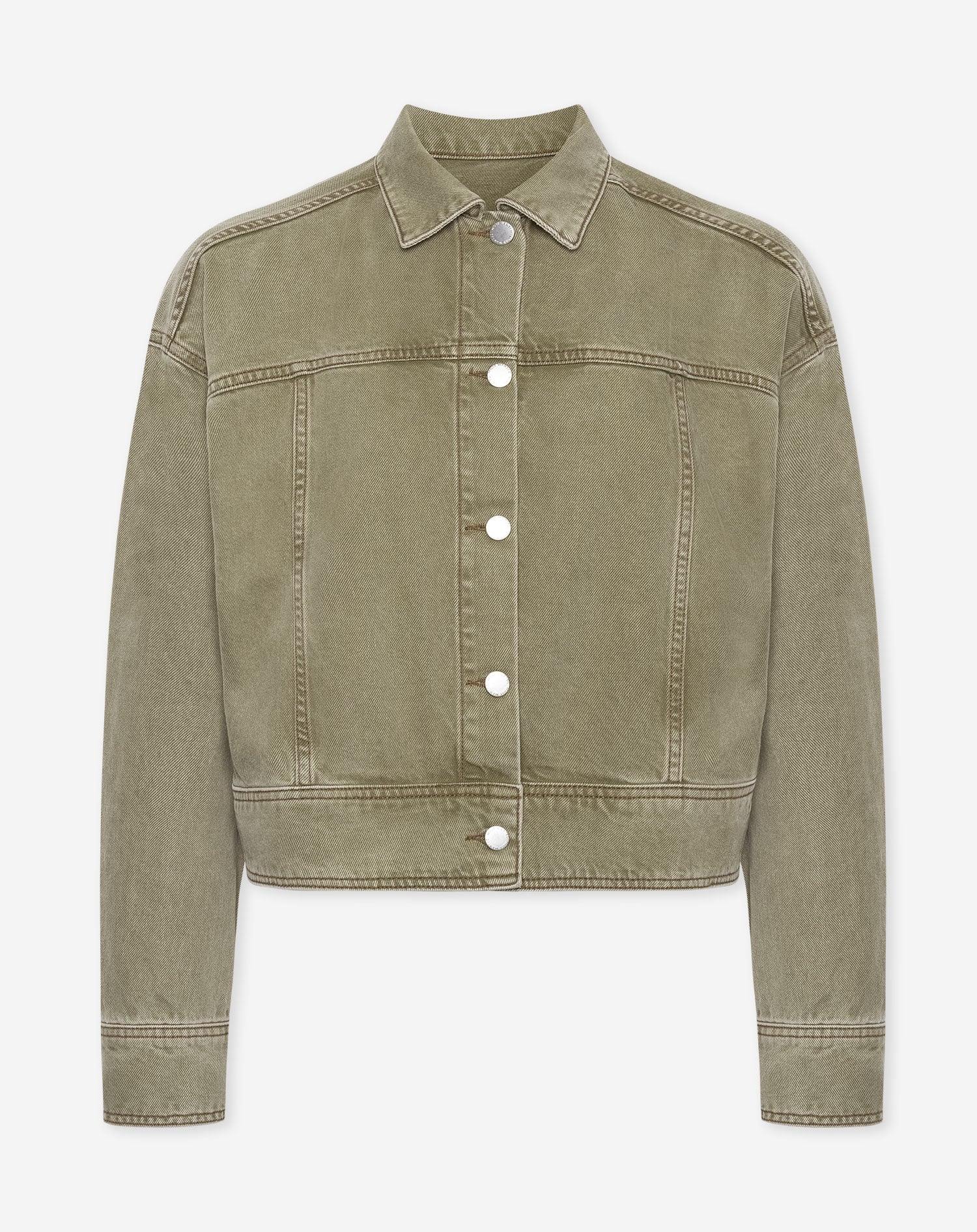 Chaqueta vaquera verde