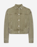 Chaqueta vaquera verde
