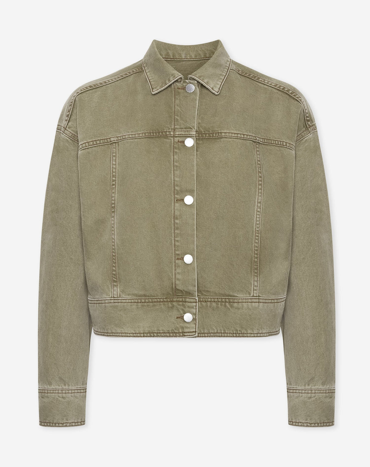 Chaqueta vaquera verde