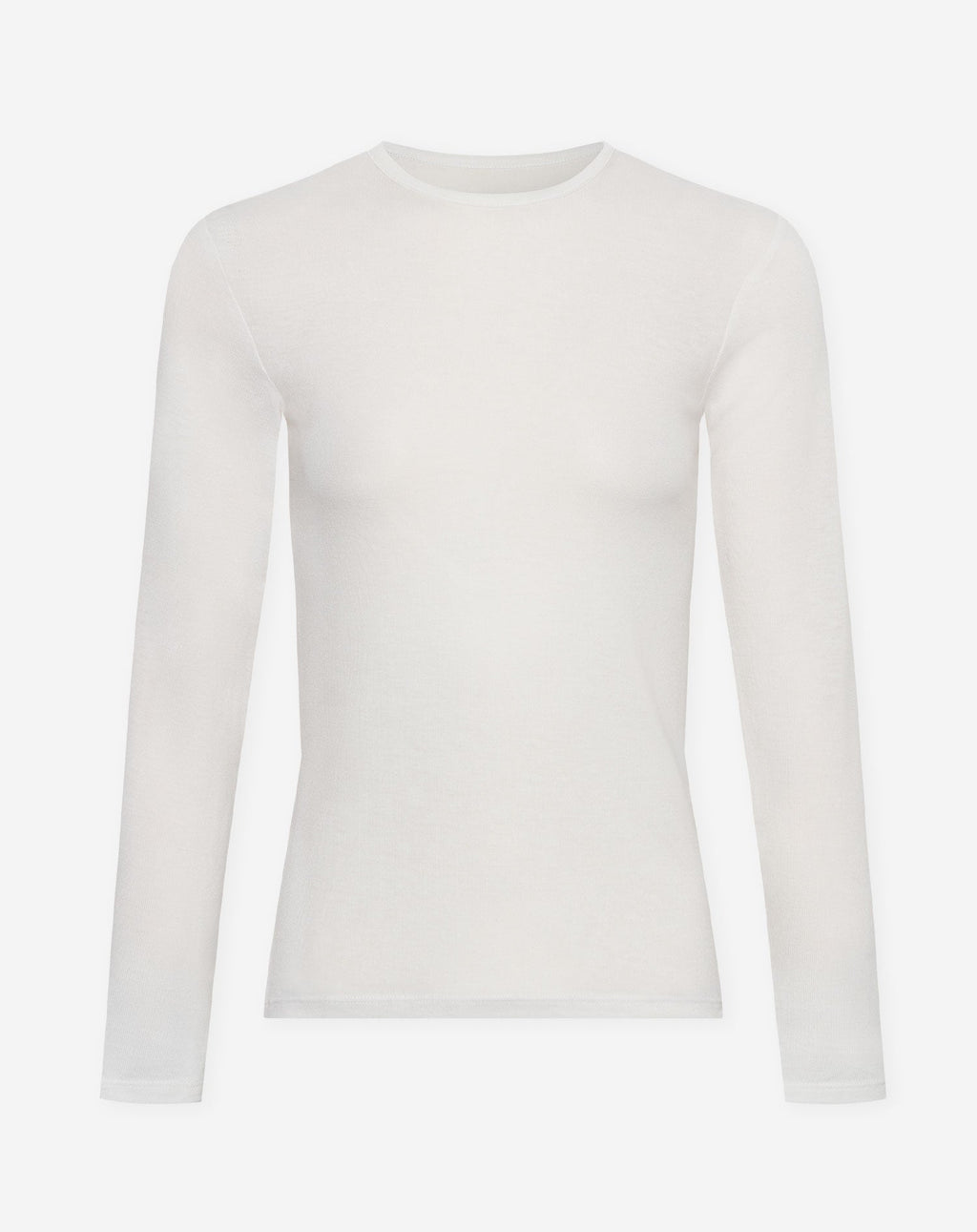 Camiseta ajustada crema