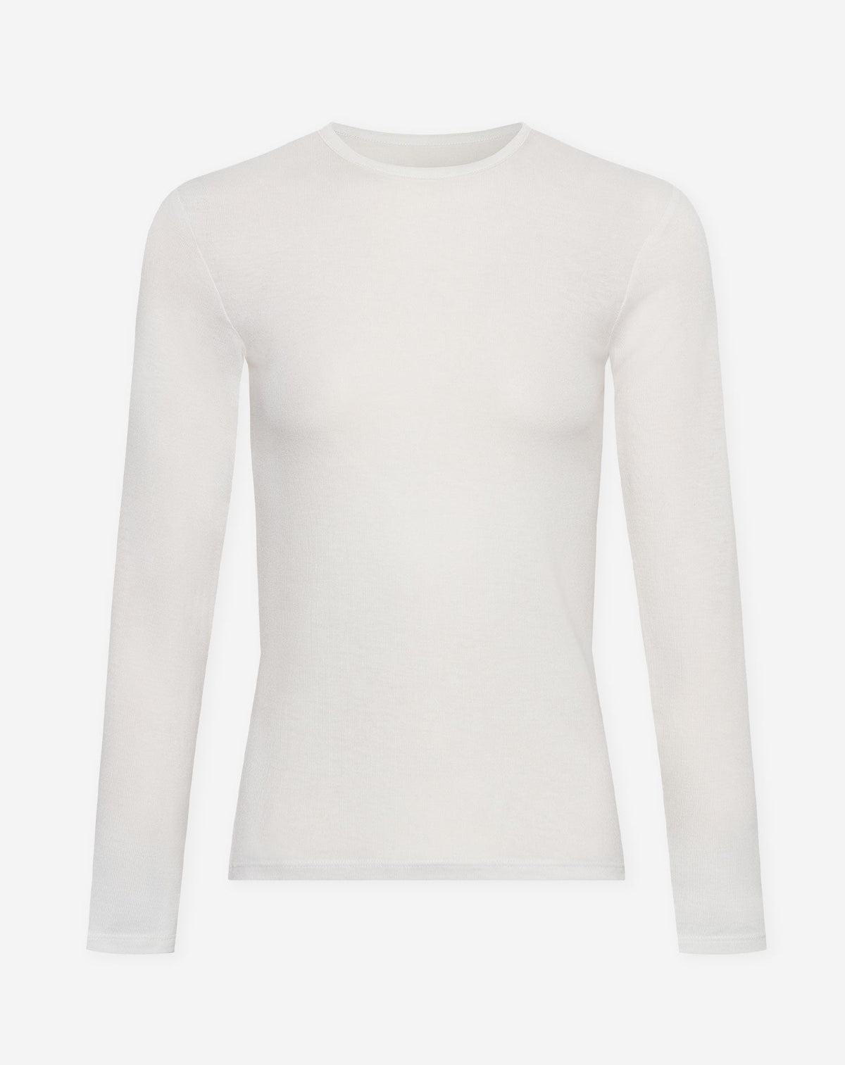 Camiseta ajustada crema