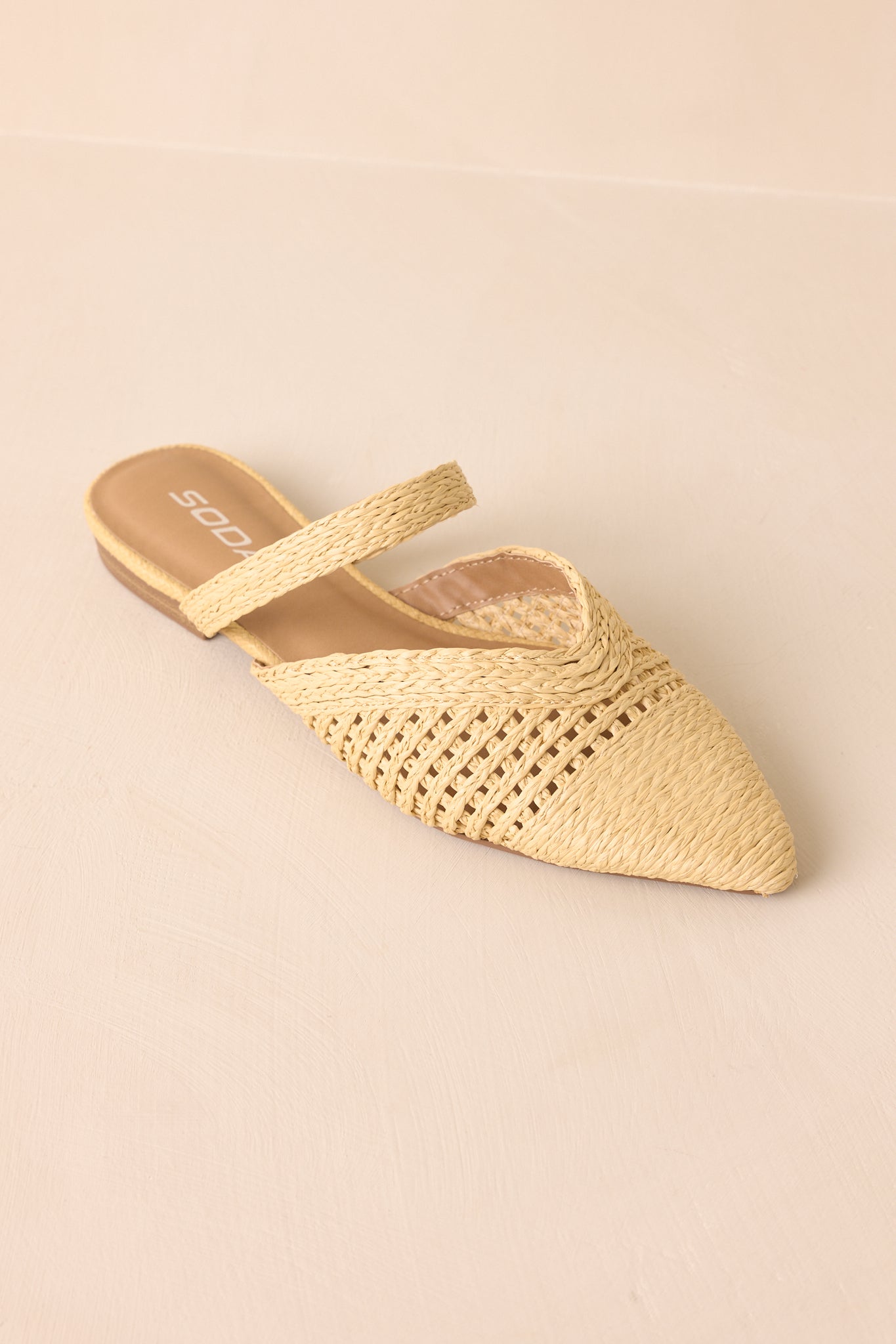 Mules de rafia