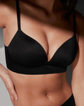 Sujetador push-up negro para realce del busto