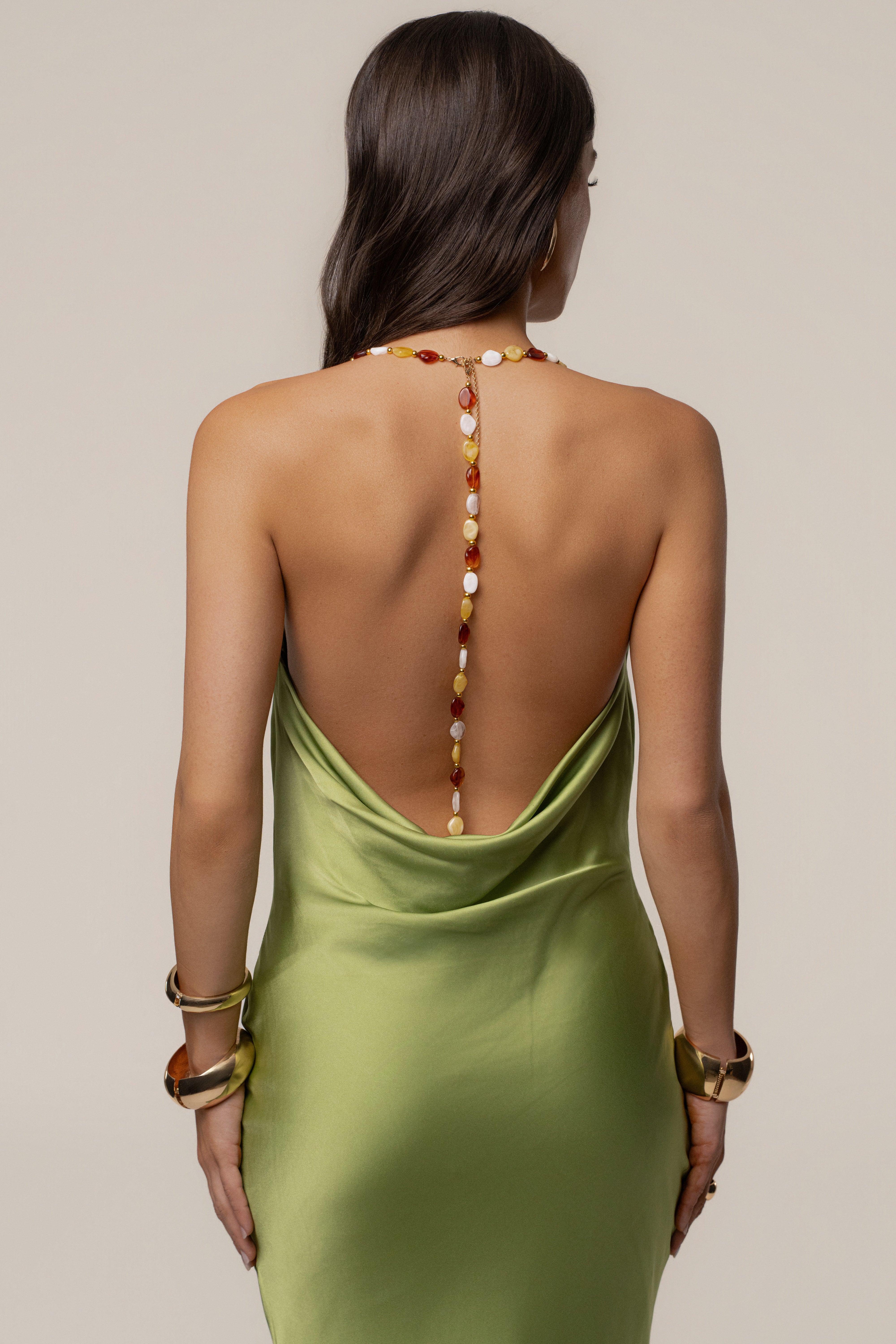 Vestido verde Bethani
