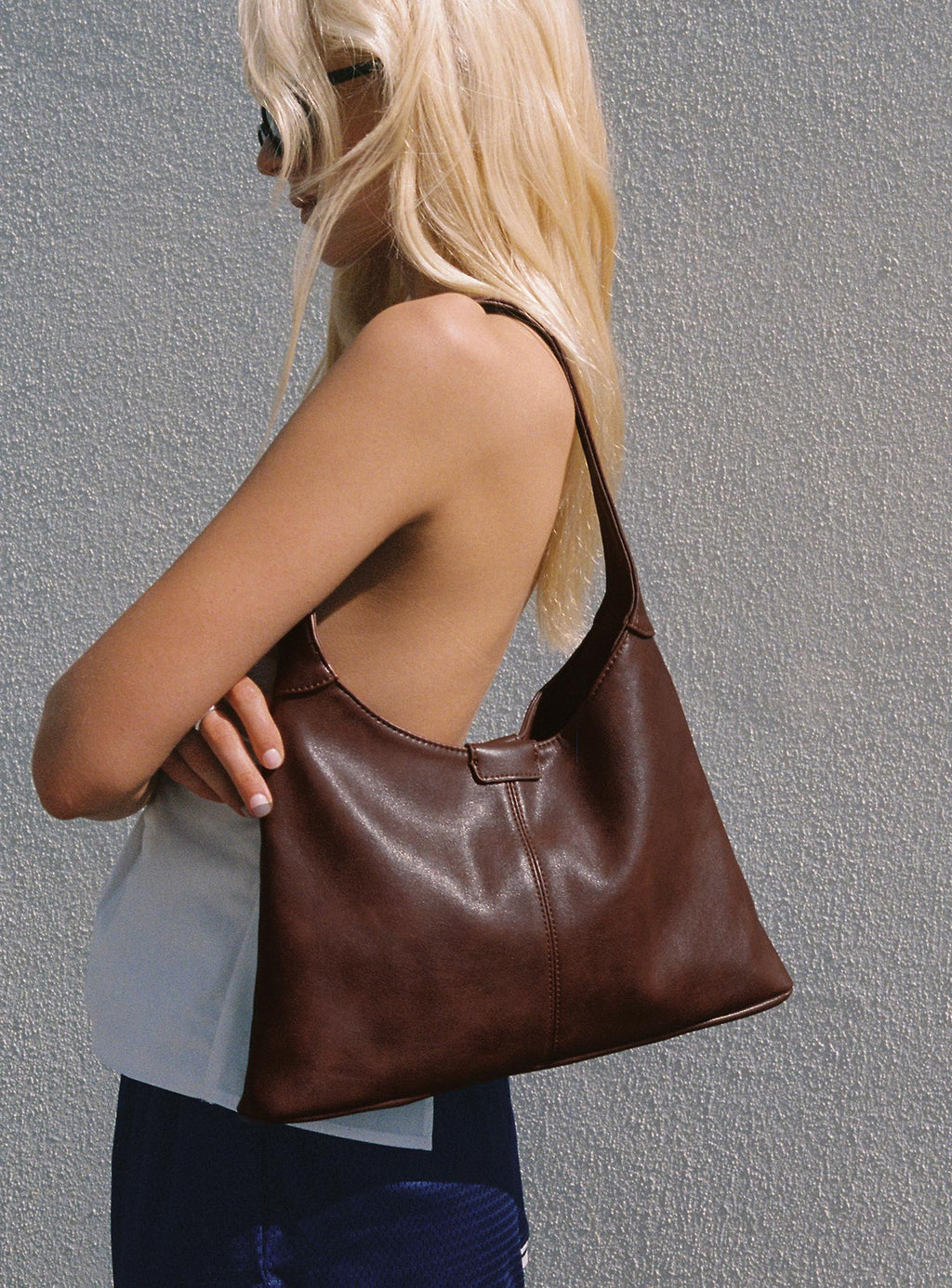 Bolso de hombro Patty marrón