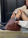 Bolso de hombro Patty marrón
