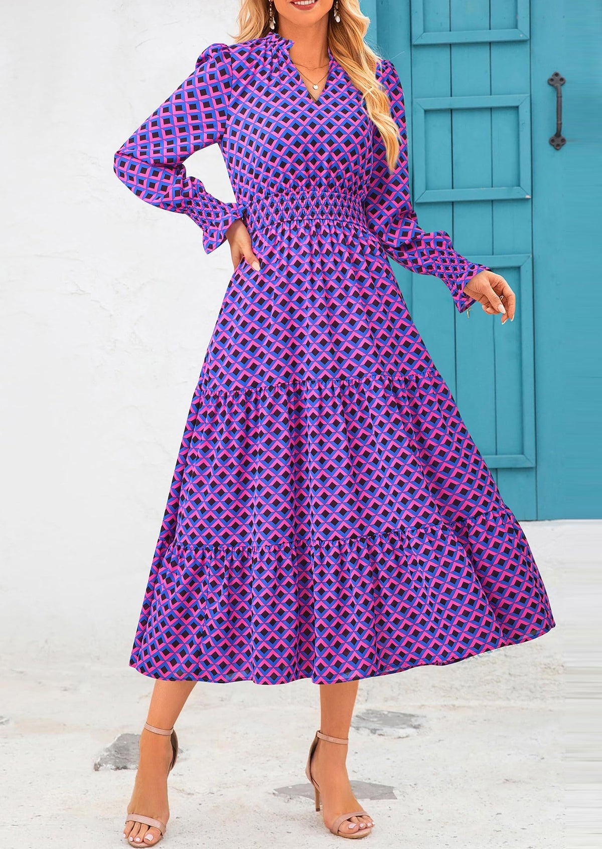 Vestido maxi floral
