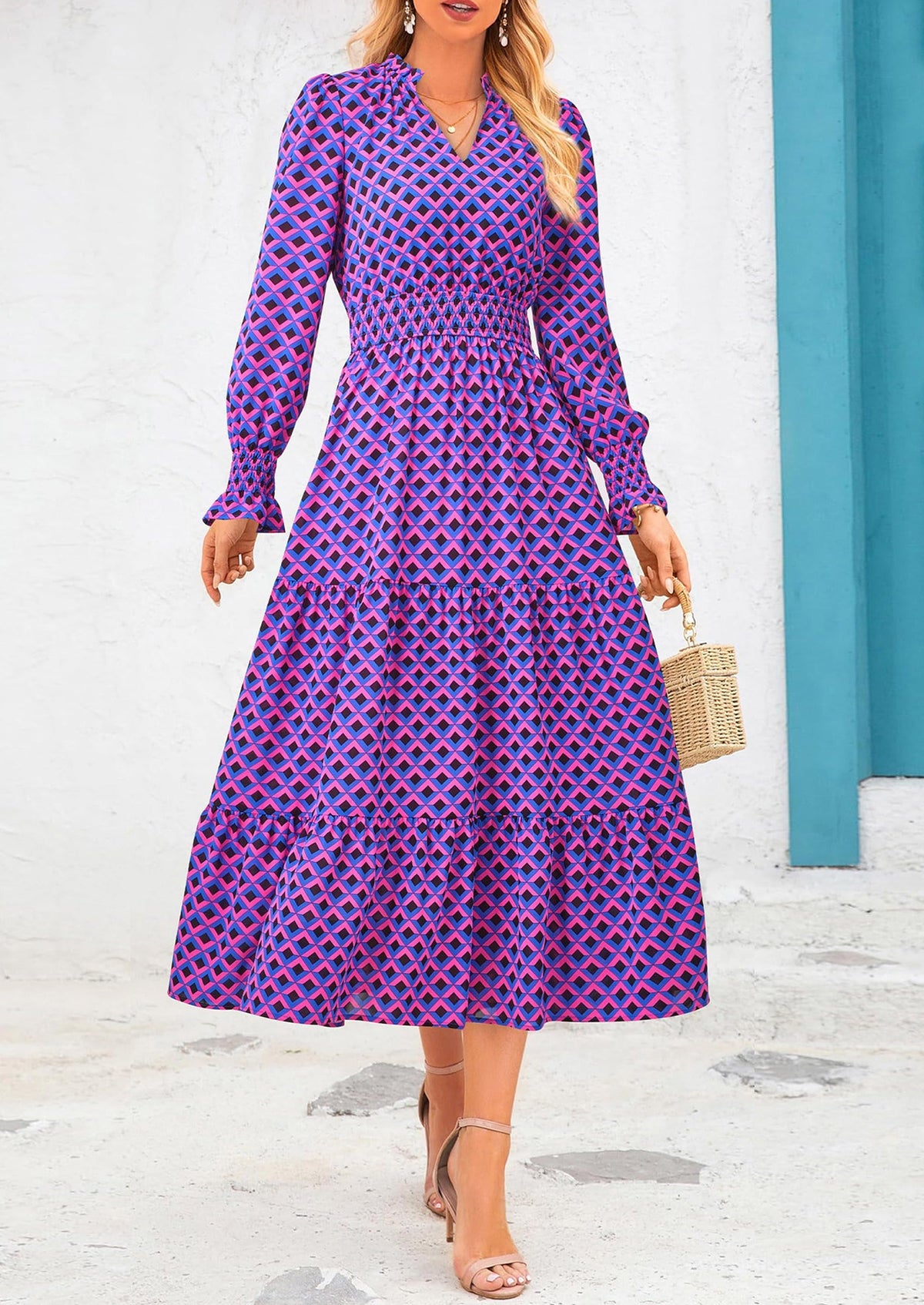 Vestido maxi floral