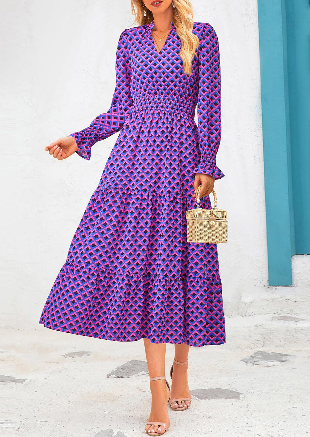 Vestido maxi floral