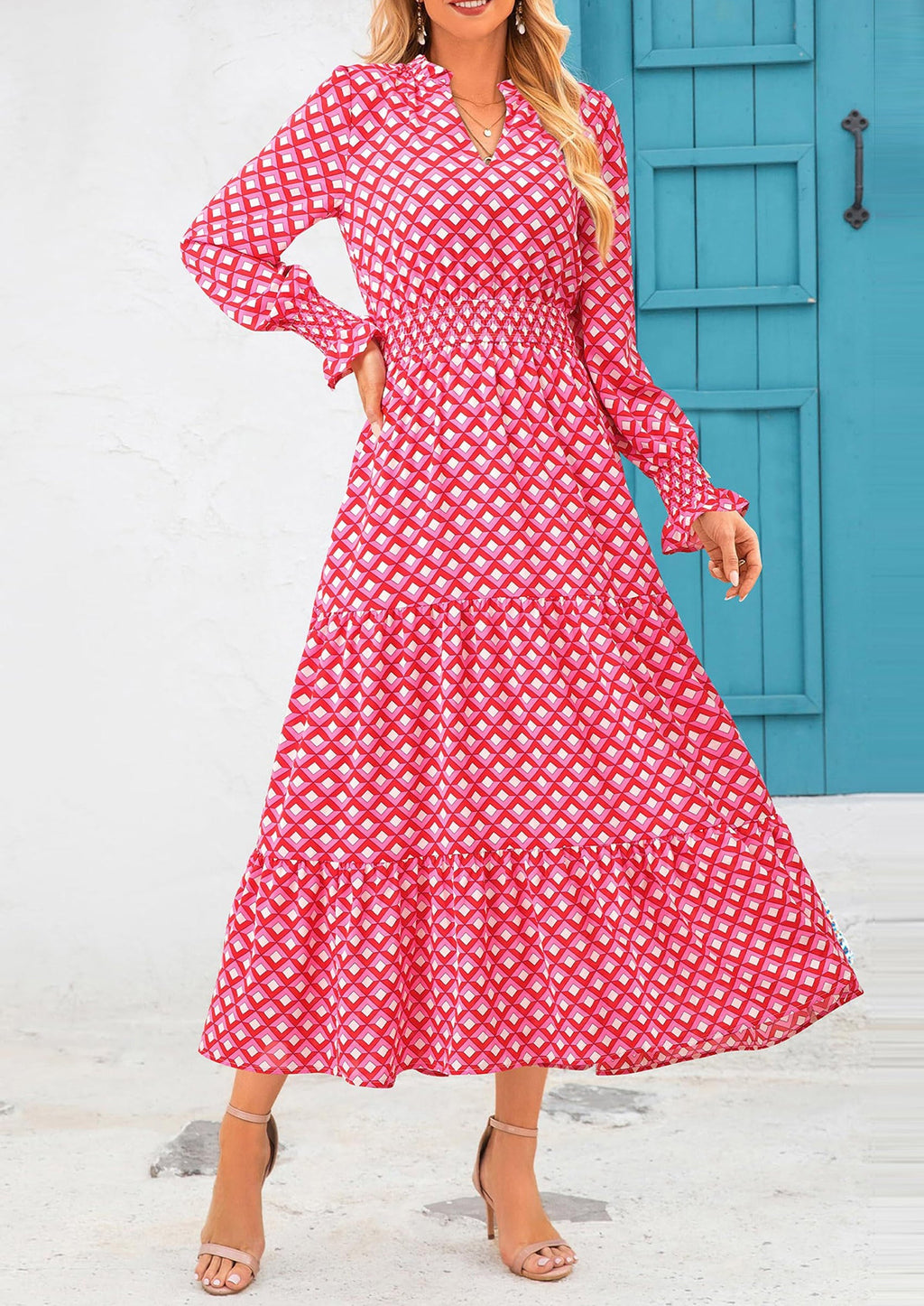 Vestido maxi floral