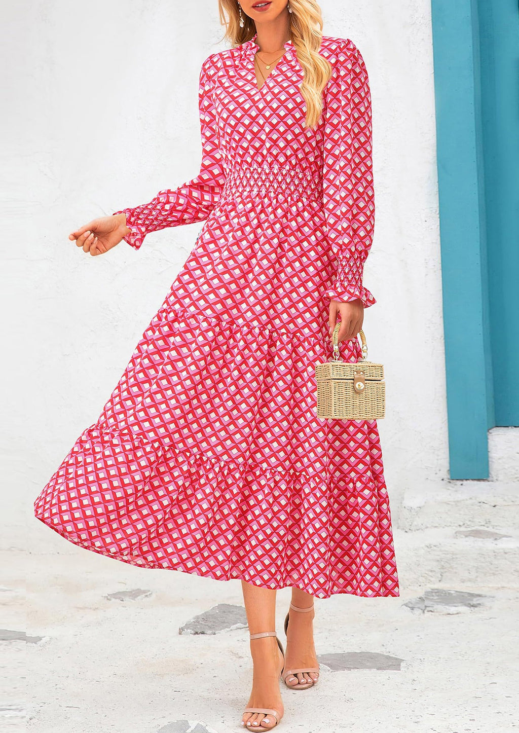 Vestido maxi floral