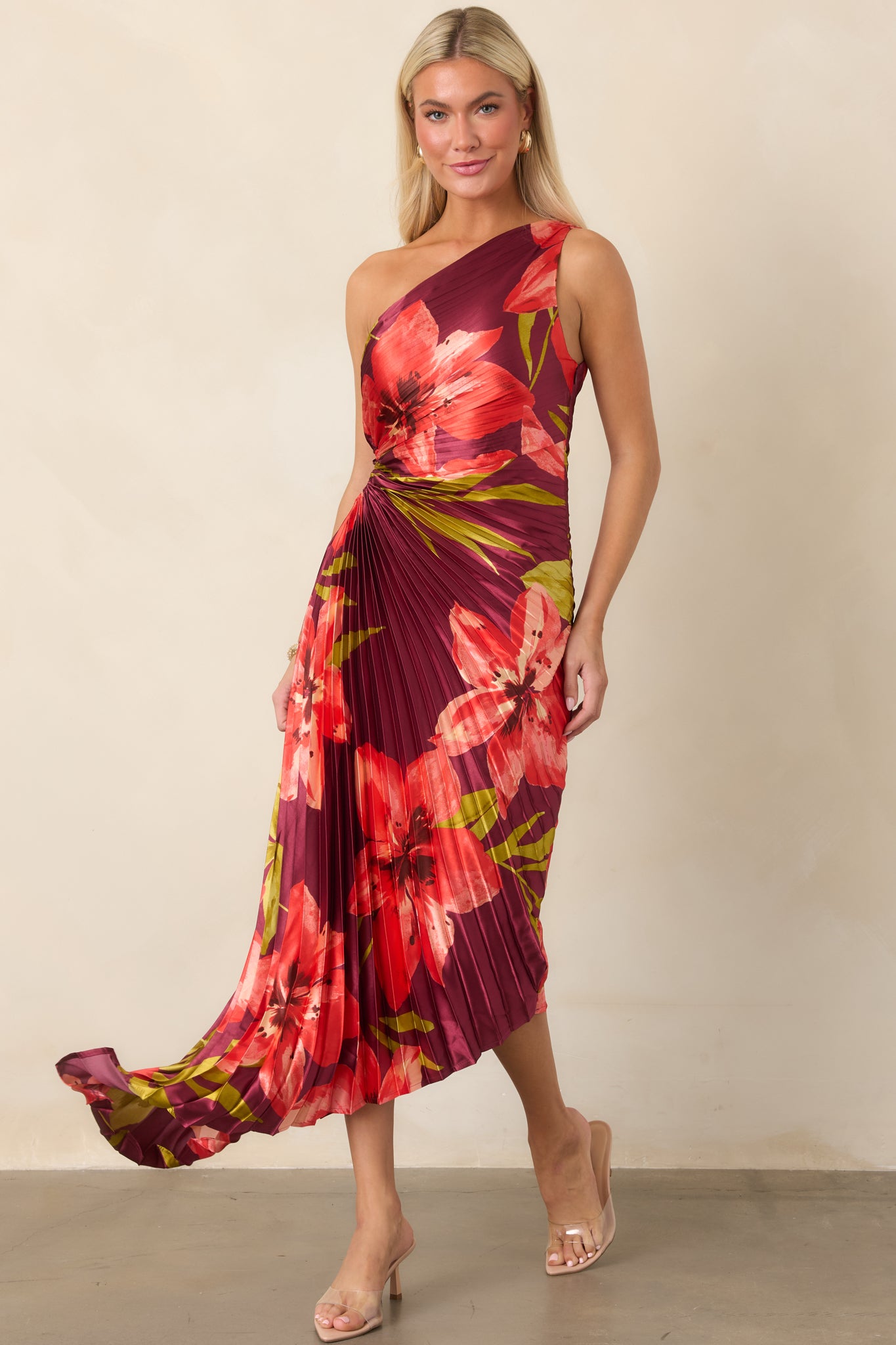Vestido de un hombro