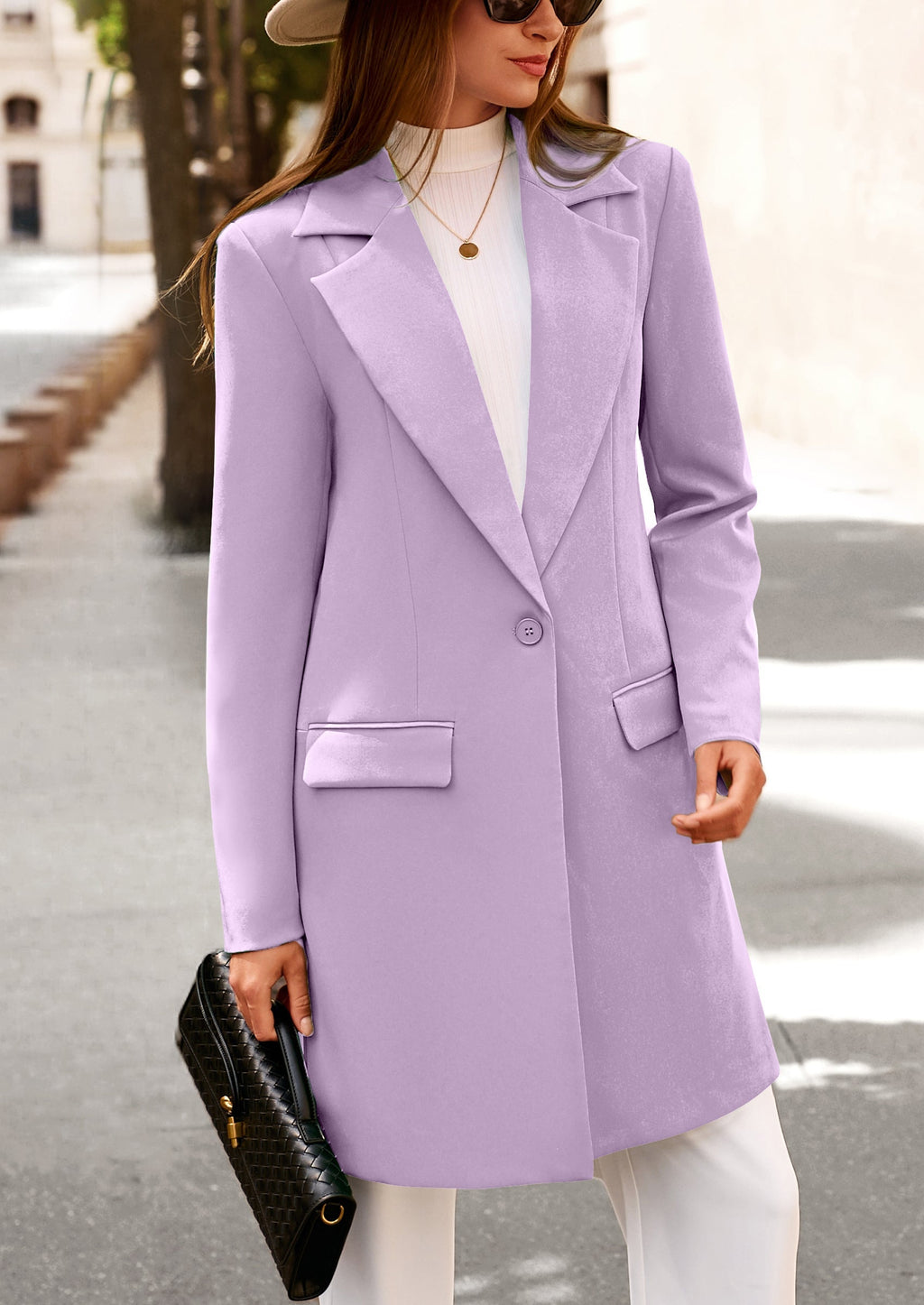 Chaqueta blazer larga