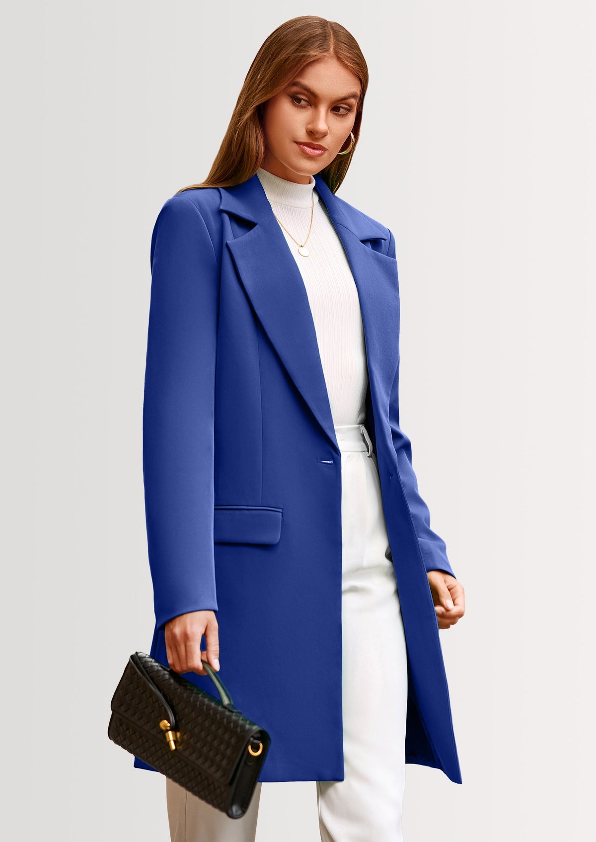 Chaqueta blazer larga