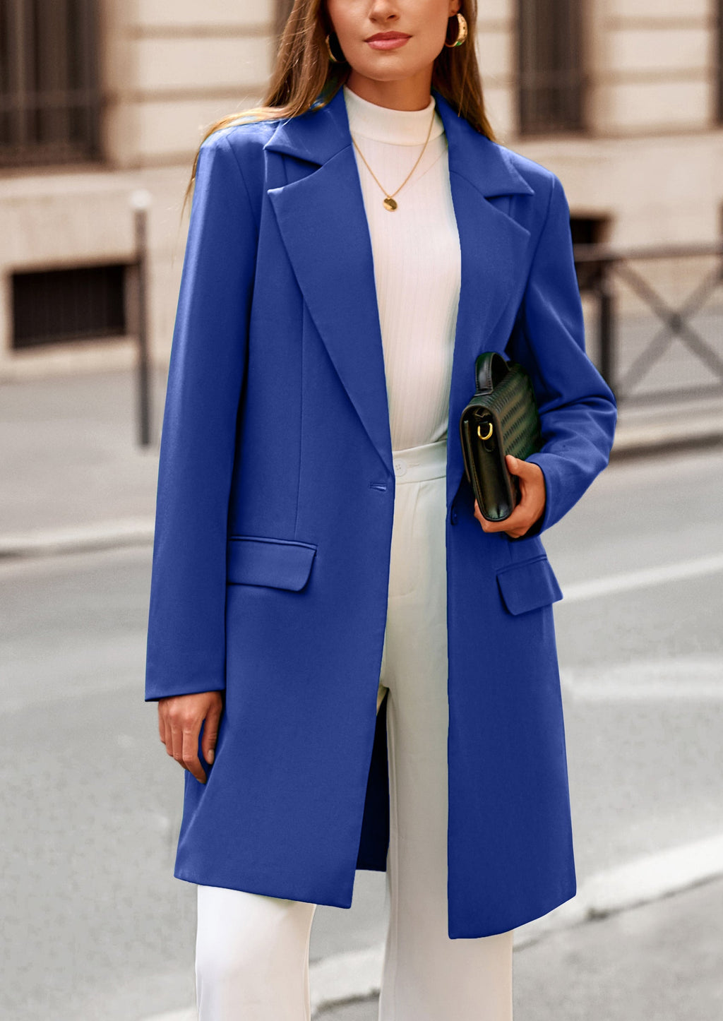 Chaqueta blazer larga