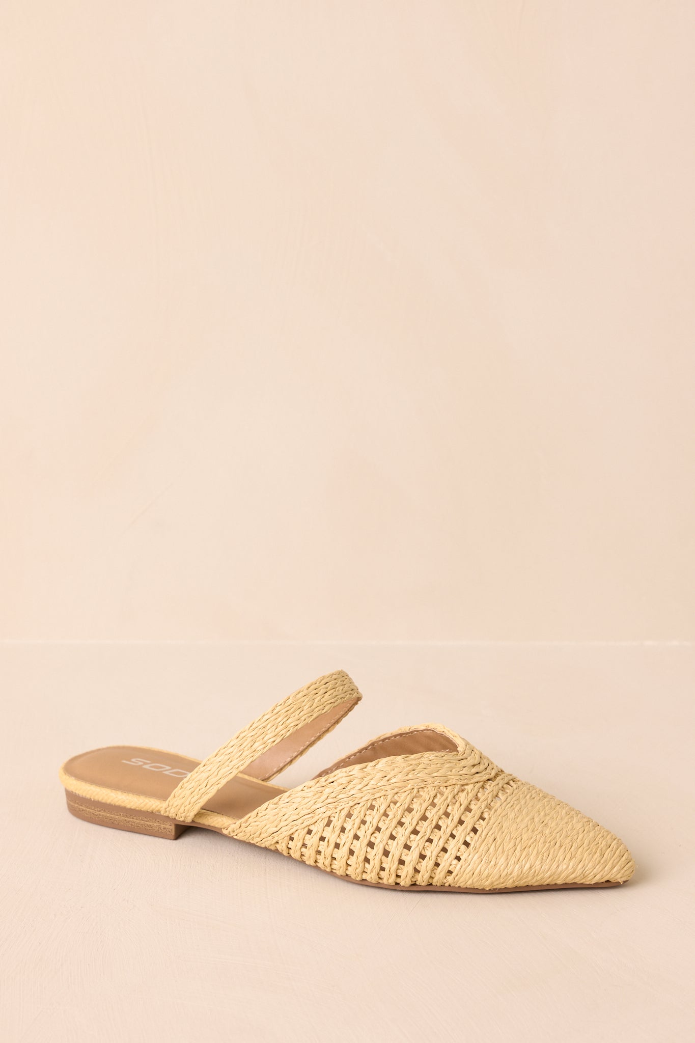 Mules de rafia