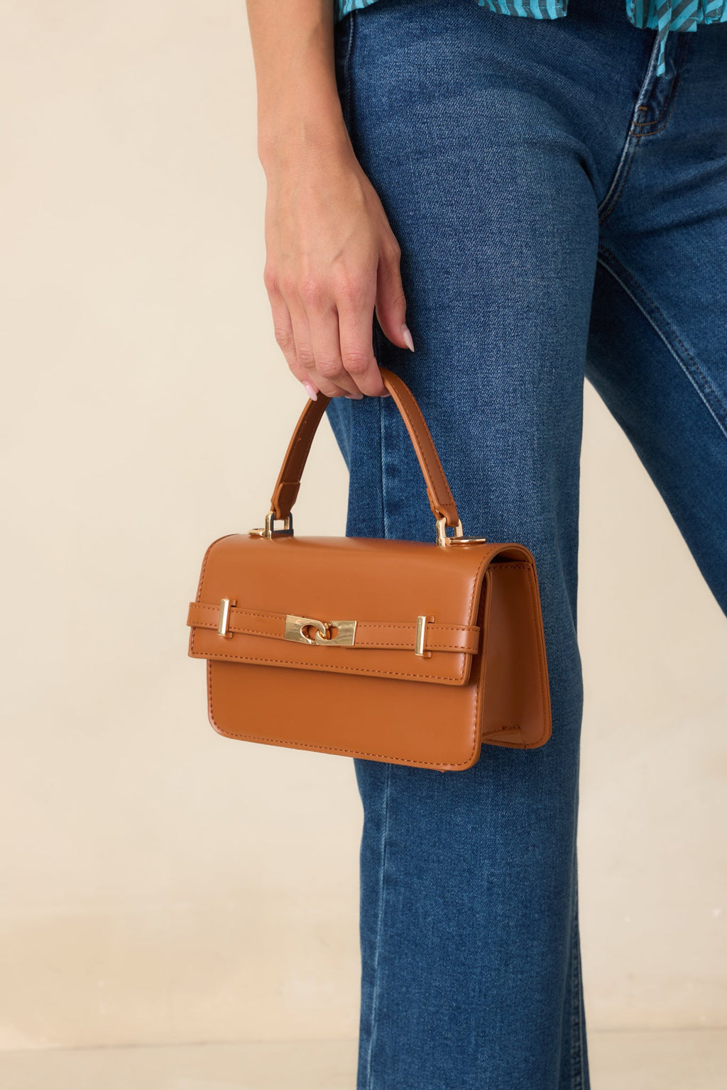 Bolso de mano Carry de cuero