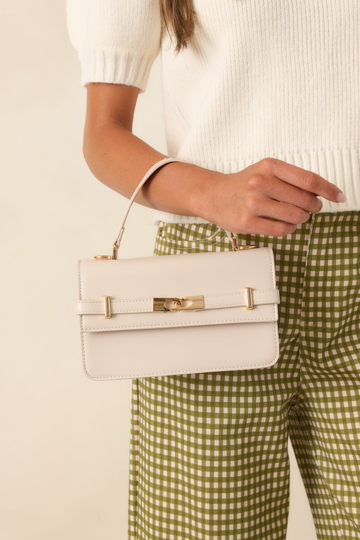 Bolso de mano Carry de piel
