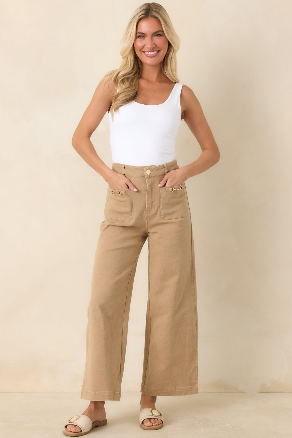 Pantalones vaqueros pierna ancha