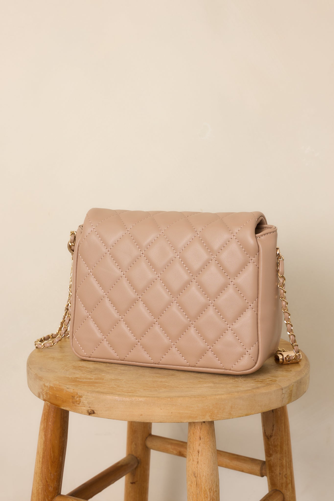Bolso acolchado topo