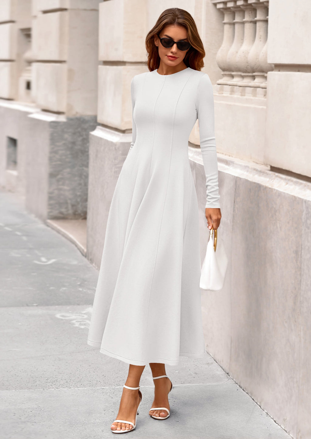 Vestido midi elegante