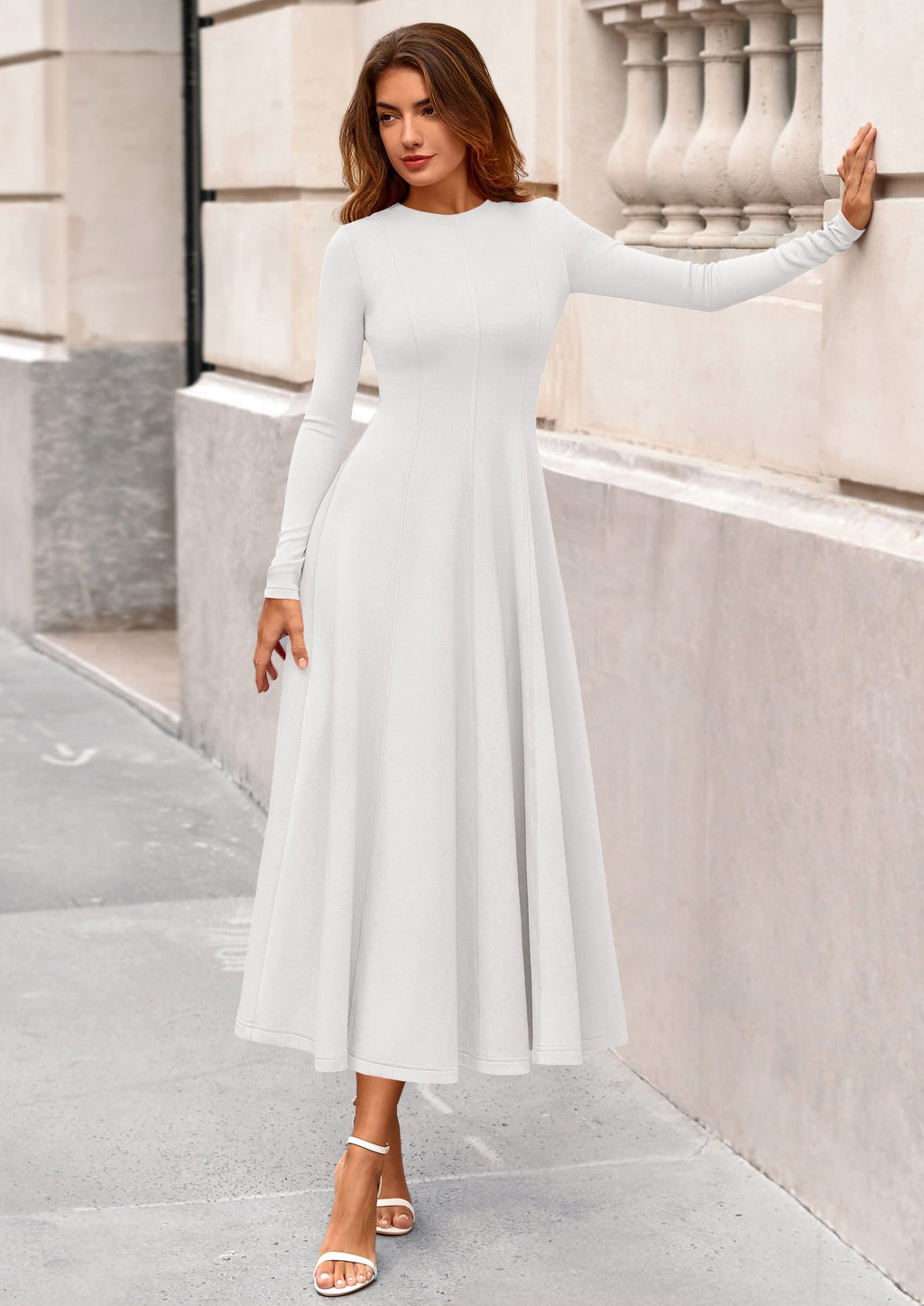 Vestido midi elegante