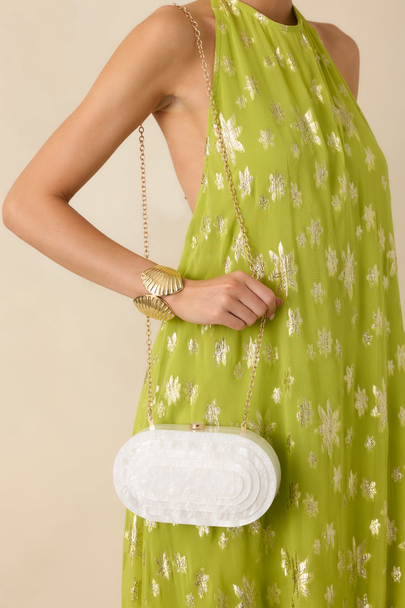 Bolso de noche brillante