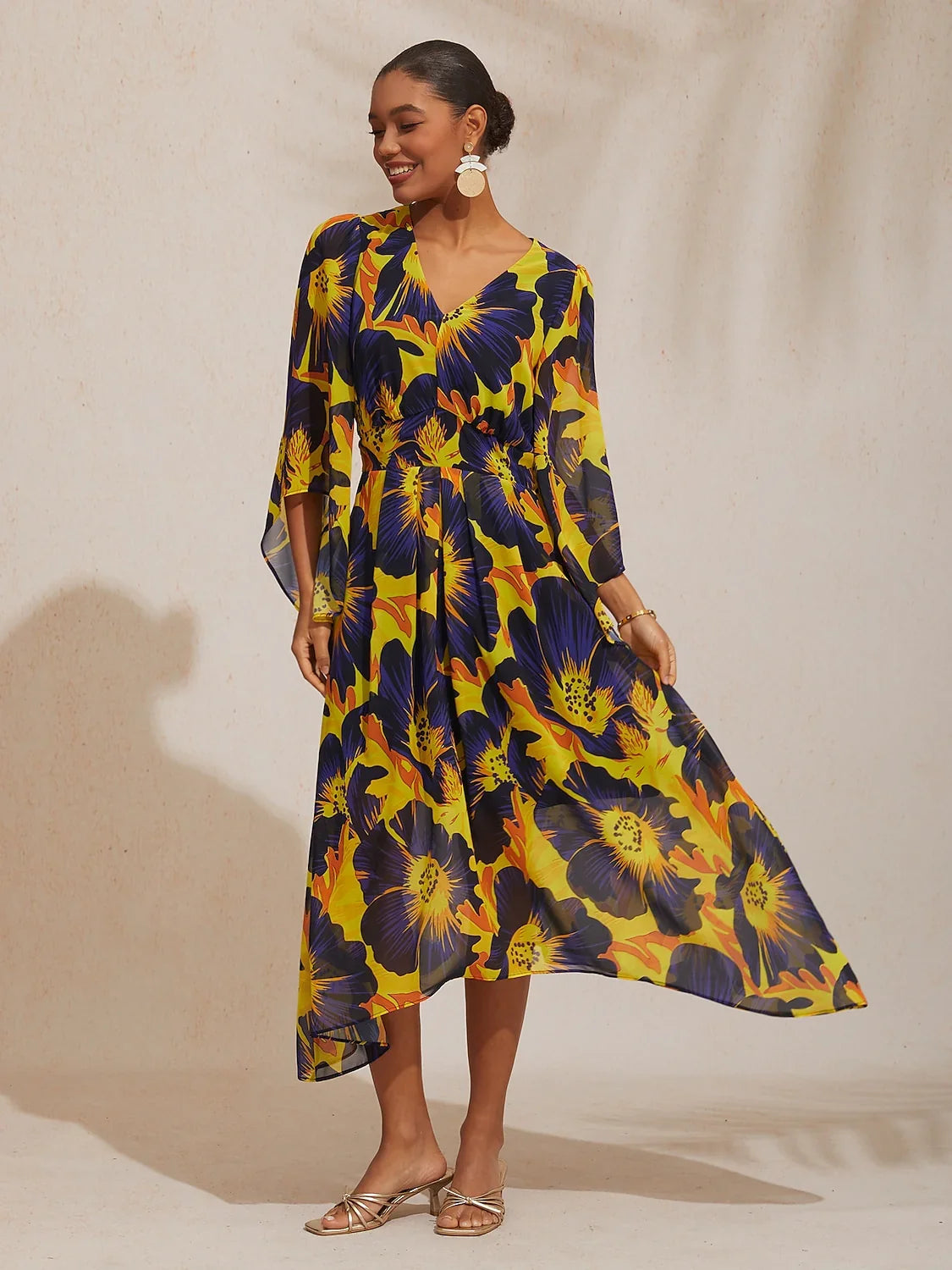 Vestido largo vaporoso