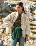 Chaqueta con botones color crudo - foto 1