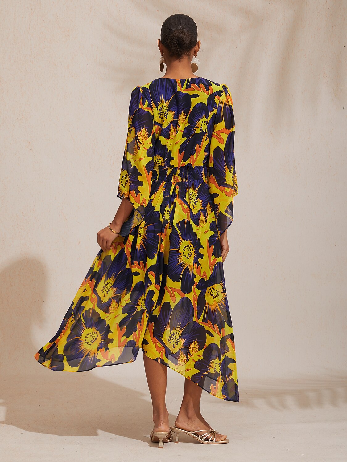 Vestido largo vaporoso