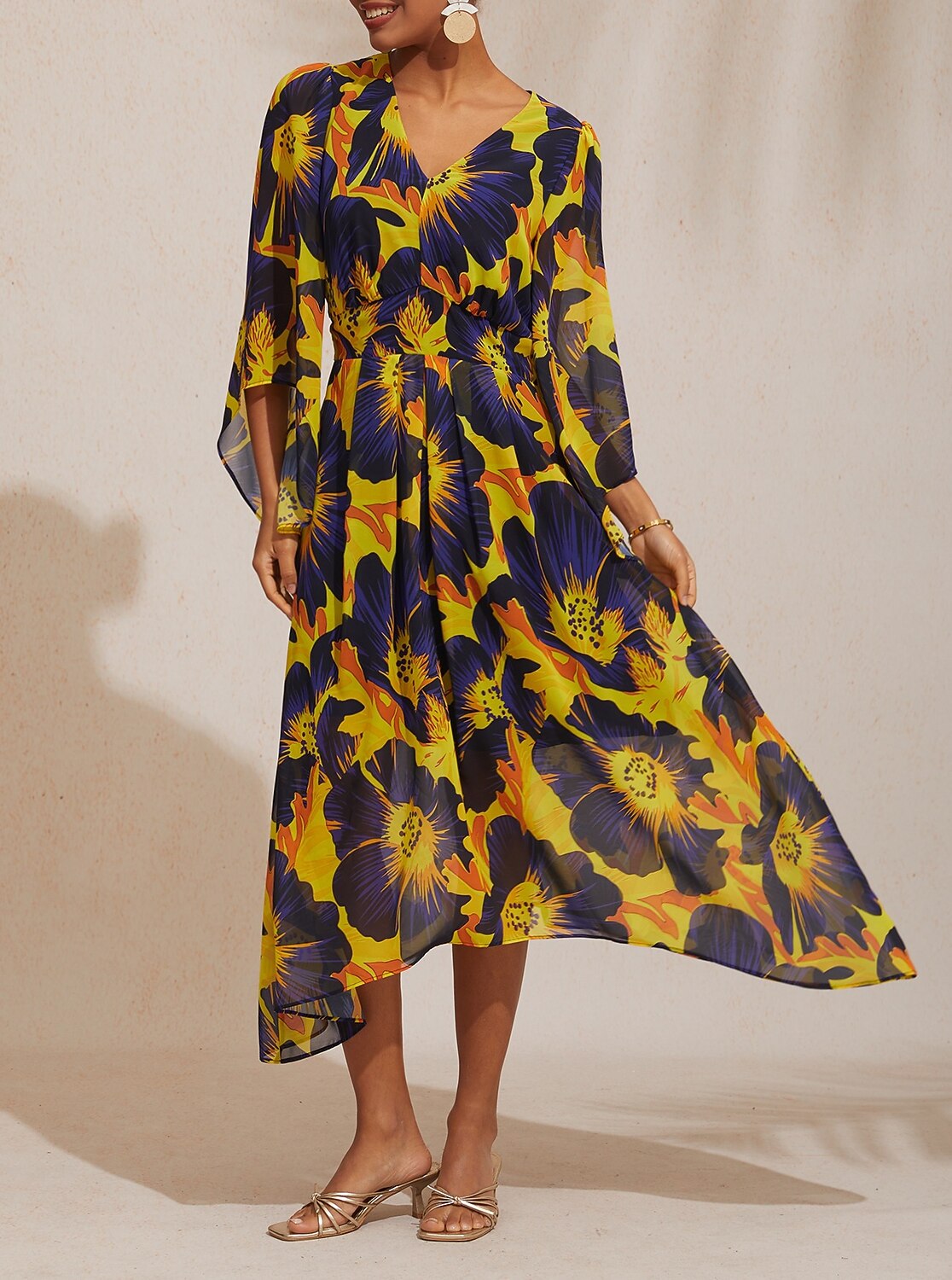 Vestido largo vaporoso